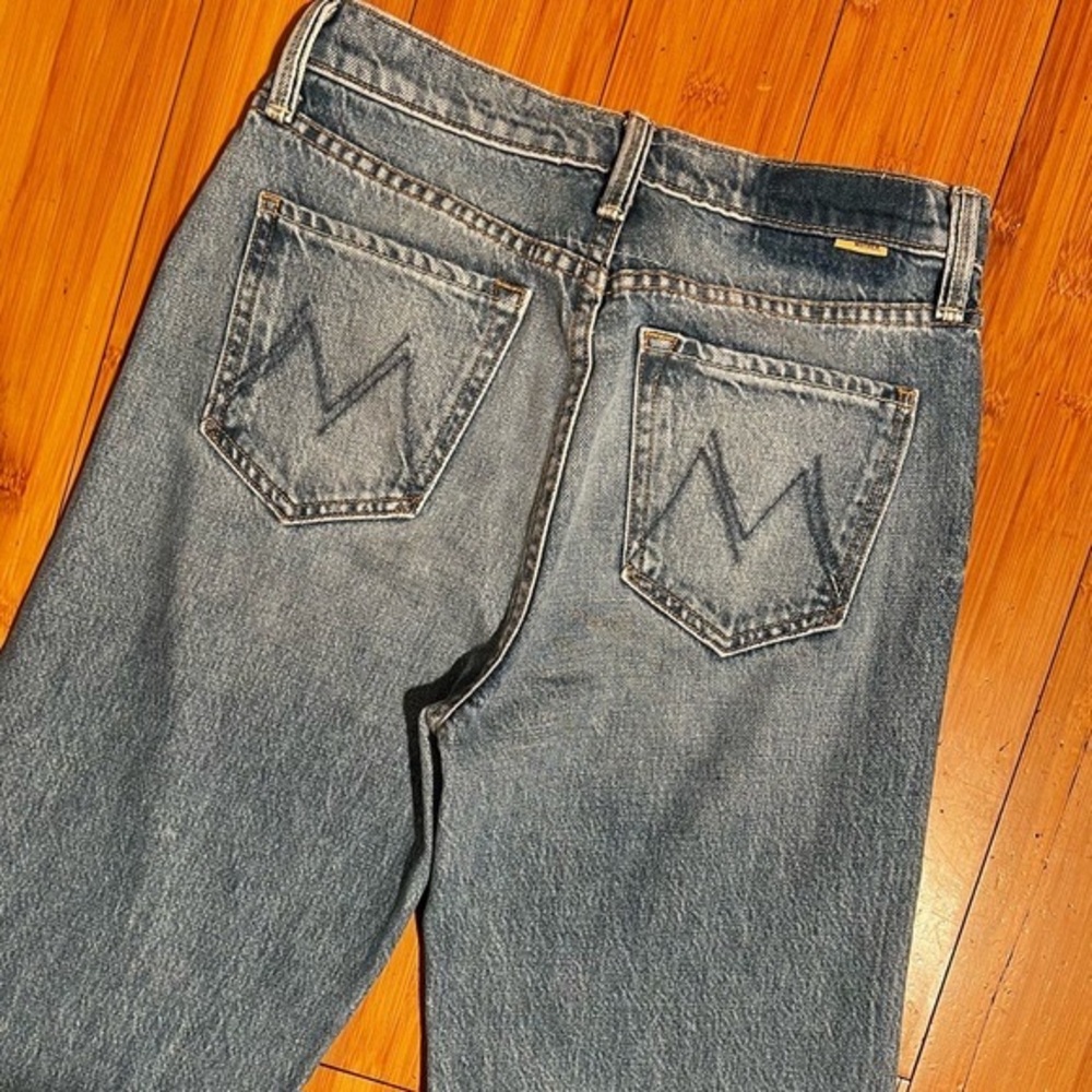 MOTHER Superior The Tomcat Wide Leg Jeans in Pretty Is As Pretty Does Size 25 - Picture 5 of 6